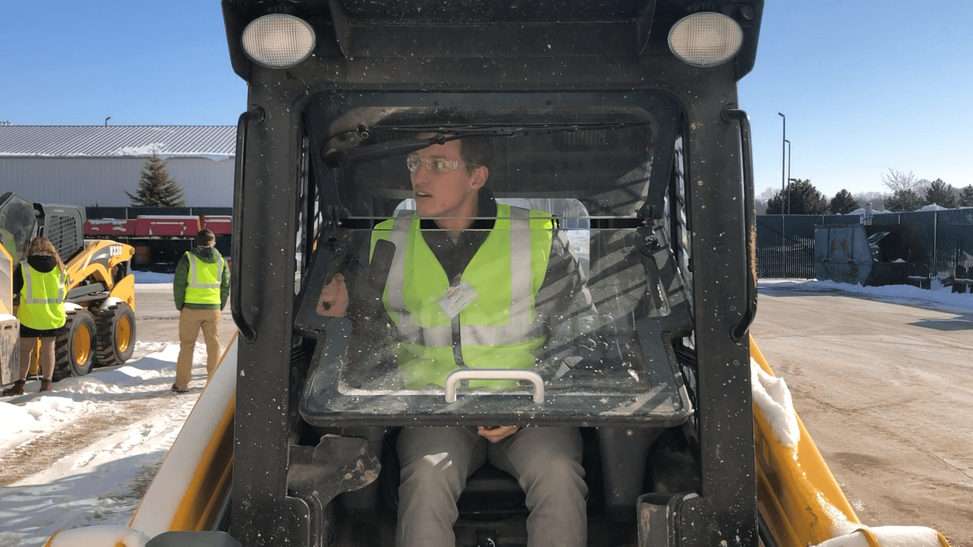 Powered Skid Steer Door